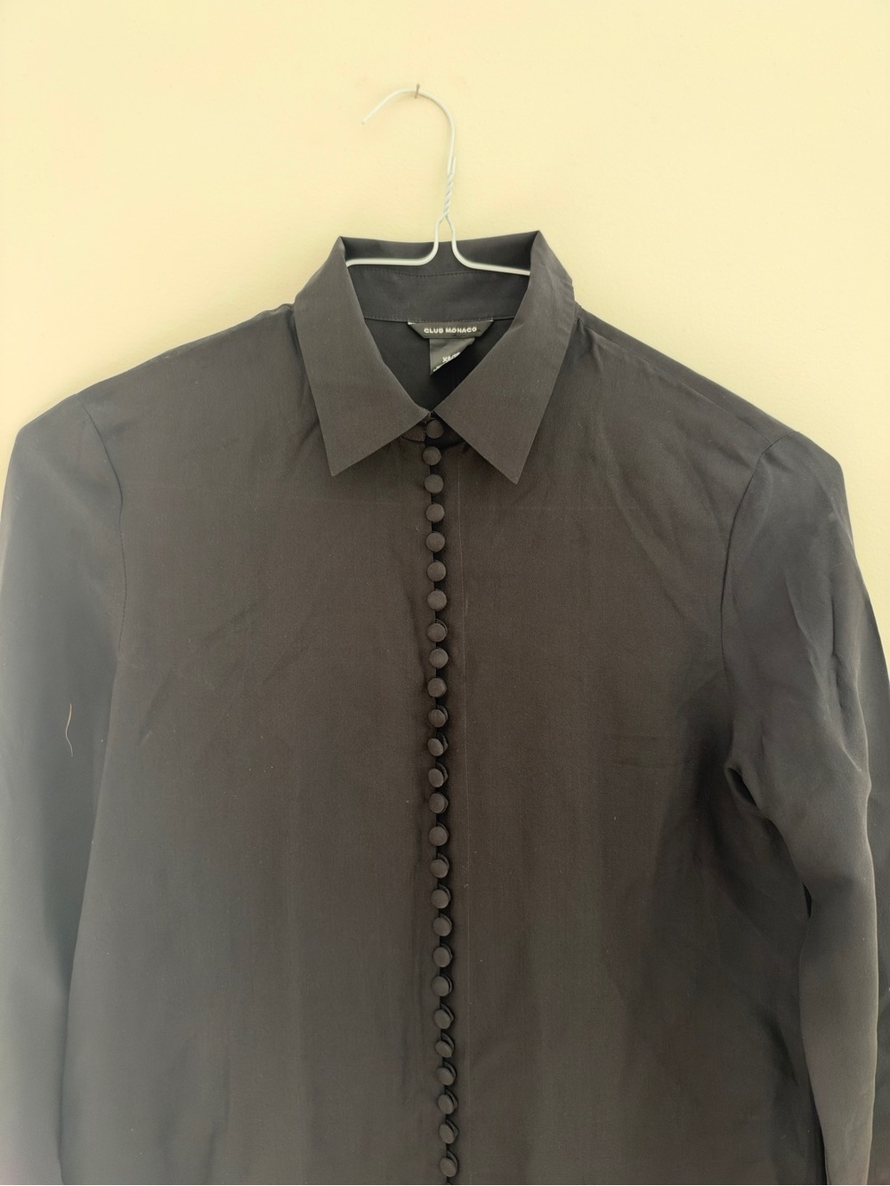 Club Monaco 100% Silk Shirt - Size XS